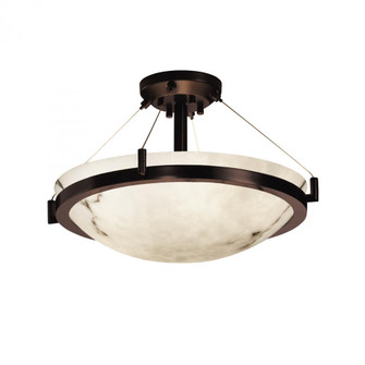 18'' Round Semi-Flush Bowl w/ Ring (254|FAL-9681-35-DBRZ)