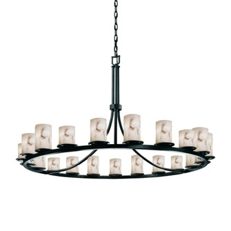 Dakota 21-Light 1-Tier Ring Chandelier (254|FAL-8716-10-MBLK)