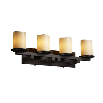 Dakota 4-Light Straight-Bar Bath Bar (254|CNDL-8774-14-CREM-DBRZ)