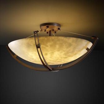 24'' Semi-Flush Bowl w/ Crossbar (254|CLD-9712-35-DBRZ)