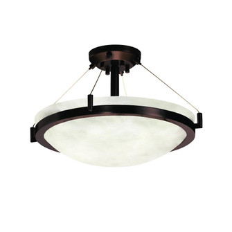 18'' Round Semi-Flush Bowl w/ Ring (254|CLD-9681-35-DBRZ)