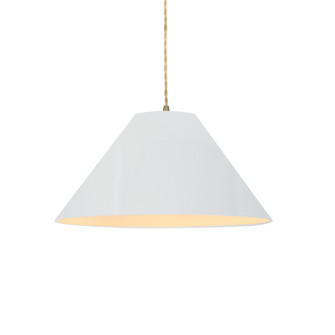 Large Avola 1-Light Pendant (254|CER-6645-WHT-ABRS-BEIG-TWST)