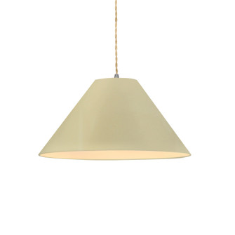 Large Avola LED 1-Light Pendant (254|CER-6645-VAN-NCKL-BEIG-TWST-LED1-700)