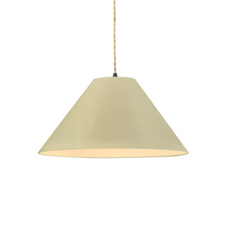 Large Avola 1-Light Pendant (254|CER-6645-VAN-MBLK-BEIG-TWST-LED1-700)