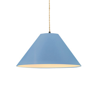 Large Avola 1-Light Pendant (254|CER-6645-SKBL-MBLK-BEIG-TWST)