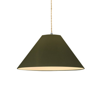 Large Avola 1-Light Pendant (254|CER-6645-MGRN-NCKL-BEIG-TWST)