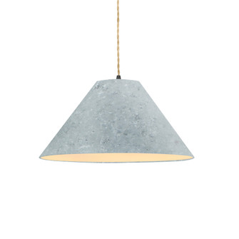 Large Avola 1-Light Pendant (254|CER-6645-CONC-MBLK-BEIG-TWST)