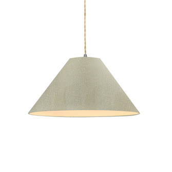 Large Avola 1-Light Pendant (254|CER-6645-CKC-NCKL-BEIG-TWST-LED1-700)