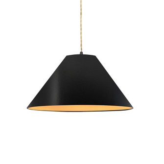 Large Avola LED 1-Light Pendant (254|CER-6645-CBGD-MBLK-BEIG-TWST-LED1-700)