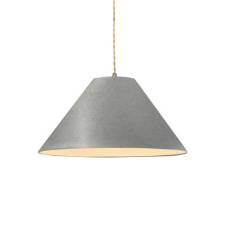 Large Avola 1-Light Pendant (254|CER-6645-ANTS-NCKL-BEIG-TWST)