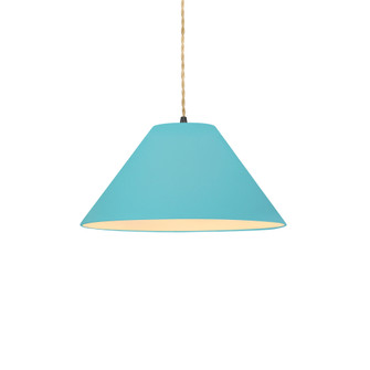 Small Avola 1-Light Pendant (254|CER-6640-RFPL-MBLK-BEIG-TWST)
