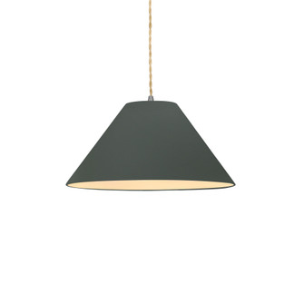 Small Avola 1-Light Pendant (254|CER-6640-PWGN-NCKL-BEIG-TWST-LED1-700)