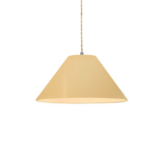 Small Avola 1-Light Pendant (254|CER-6640-MYLW-NCKL-BEIG-TWST)