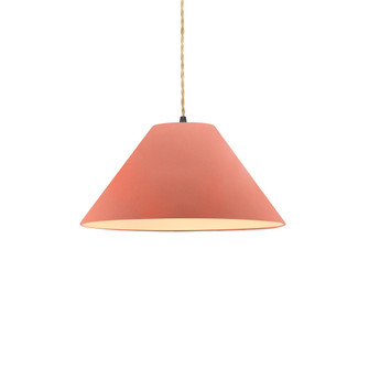 Small Avola 1-Light Pendant (254|CER-6640-BSH-MBLK-BEIG-TWST-LED1-700)