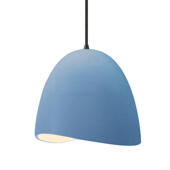 Medium Brisa 1-Light Pendant (254|CER-6613-SKBL-MBLK-BKCD-LED1-700)