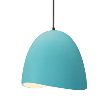 Medium Brisa 1-Light Pendant (254|CER-6613-RFPL-MBLK-BKCD)
