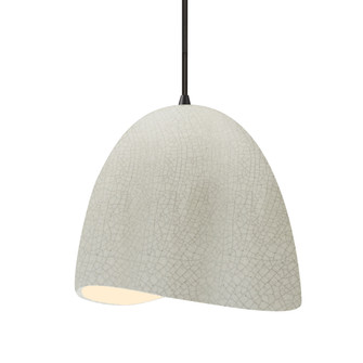 Medium Brisa 1-Light Pendant (254|CER-6613-CRK-MBLK-BKCD-LED1-700)