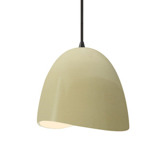 Small Brisa 1-Light Pendant (254|CER-6610-VAN-MBLK-BKCD-LED1-700)