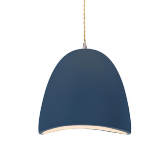 Small Brisa 1-Light Pendant (254|CER-6610-MDMT-NCKL-BEIG-TWST)