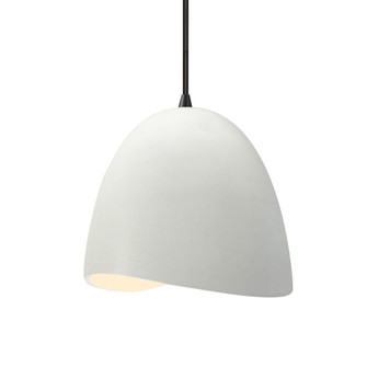 Small Brisa 1-Light Pendant (254|CER-6610-MAT-MBLK-BKCD-LED1-700)