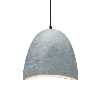 Small Brisa 1-Light Pendant (254|CER-6610-CONC-MBLK-BKCD)