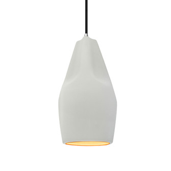 Tall Crease 1-Light Pendant (254|CER-6597-MTGD-CROM-BKCD)