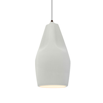 Tall Crease 1-Light Pendant (254|CER-6597-MAT-DBRZ-WTCD-LED1-700)