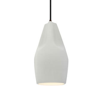 Tall Crease 1-Light Pendant (254|CER-6597-MAT-DBRZ-BKCD-LED1-700)