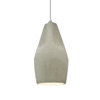 Tall Crease 1-Light Pendant (254|CER-6597-CKC-CROM-WTCD-LED1-700)