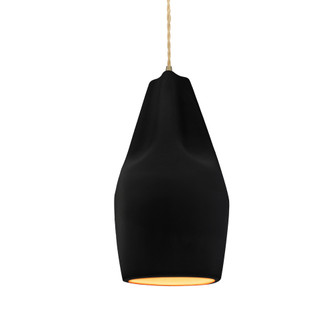 Tall Crease 1-Light Pendant (254|CER-6597-CBGD-ABRS-BEIG-TWST)