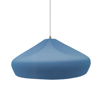 Large Crease 1-Light Pendant (254|CER-6595-SKBL-NCKL-WTCD)