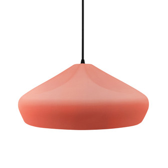 Large Crease LED 1-Light Pendant (254|CER-6595-BSH-MBLK-BKCD-LED1-700)