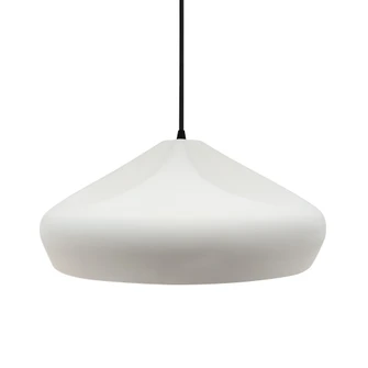 Large Crease 1-Light Pendant (254|CER-6595-BIS-MBLK-BKCD)