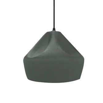 Small Crease 1-Light Pendant (254|CER-6590-PWGN-MBLK-BKCD)