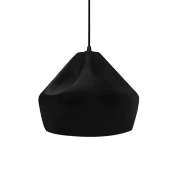 Small Crease 1-Light Pendant (254|CER-6590-BKMT-MBLK-BKCD-LED1-700)
