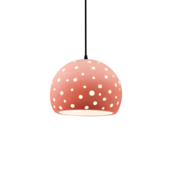 Small Globe 1-Light Pendant (254|CER-6580-BSH-MBLK-BKCD-LED1-700)