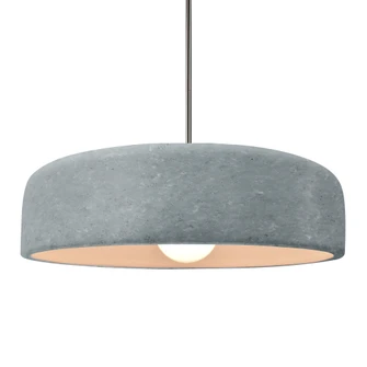 Large Spire 1-Light Pendant (254|CER-6575-CONC-NCKL-RIGID-LED1-700)