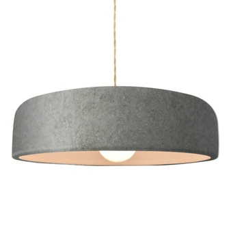 Large Spire 1-Light Pendant (254|CER-6575-ANTS-BRSS-BEIG-TWST-LED1-700)