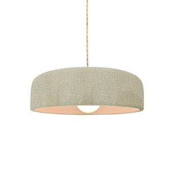 Small Spire 1-Light Pendant (254|CER-6571-CKC-MBLK-BEIG-TWST-LED1-700)