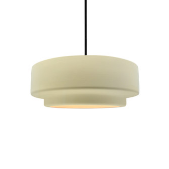 Small Tier 1-Light Pendant (254|CER-6540-VAN-MBLK-RIGID)