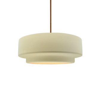 Small Tier 1-Light Pendant (254|CER-6540-VAN-BRSS-RIGID)