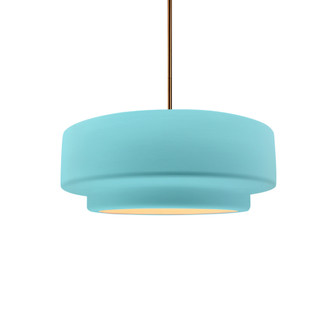 Small Tier 1-Light Pendant (254|CER-6540-RFPL-BRSS-RIGID-LED1-700)
