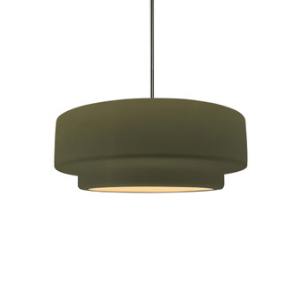 Small Tier 1-Light Pendant (254|CER-6540-MGRN-NCKL-RIGID)