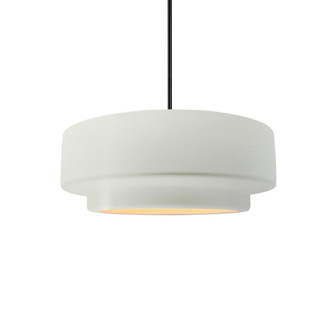 Small Tier 1-Light Pendant (254|CER-6540-MAT-MBLK-RIGID)