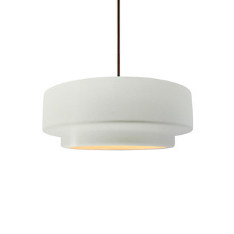 Small Tier 1-Light Pendant (254|CER-6540-MAT-BRSS-RIGID)
