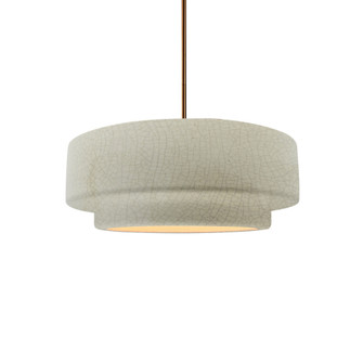 Small Tier 1-Light Pendant (254|CER-6540-CKC-BRSS-RIGID-LED1-700)