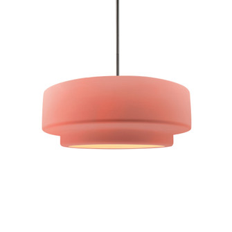 Small Tier 1-Light Pendant (254|CER-6540-BSH-NCKL-RIGID)