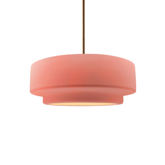 Small Tier 1-Light Pendant (254|CER-6540-BSH-BRSS-RIGID)
