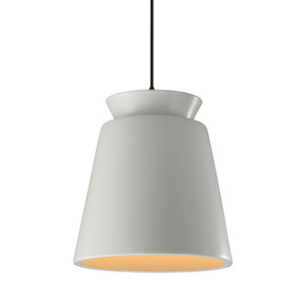 Tall Trapezoid LED 1-Light Pendant (254|CER-6427-MTGD-MBLK-BKCD-LED1-700)