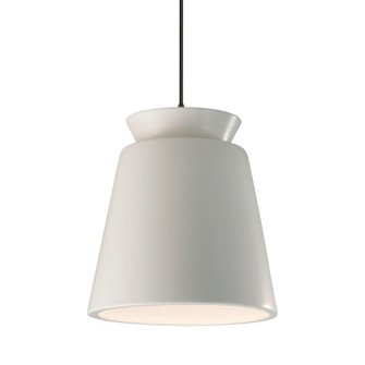 Tall Trapezoid 1-Light Pendant (254|CER-6427-BIS-MBLK-BKCD)
